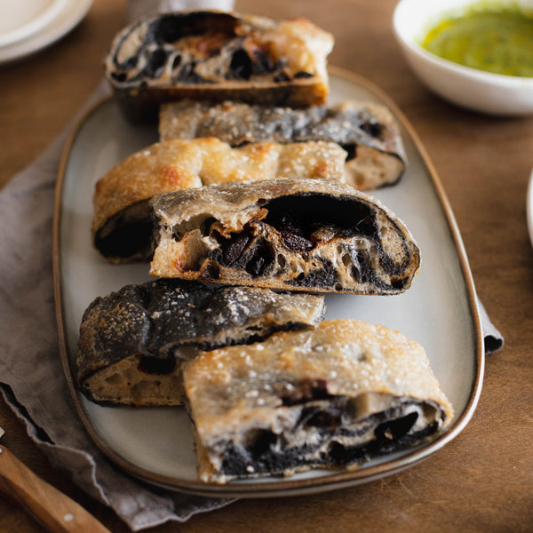 Black Garlic Sourdough Focaccia – Brod & Taylor New Zealand