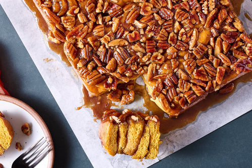 Pumpkin Pecan Sticky Buns