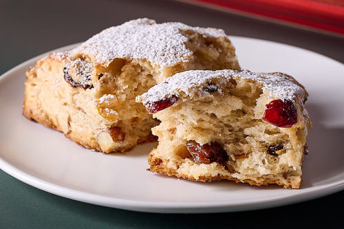 Sourdough Stollen Scones
