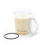 Small Starter Jar with lid and black ring.
