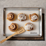 Cinnamon rolls on the Non-Stick Silicone Baking Mat