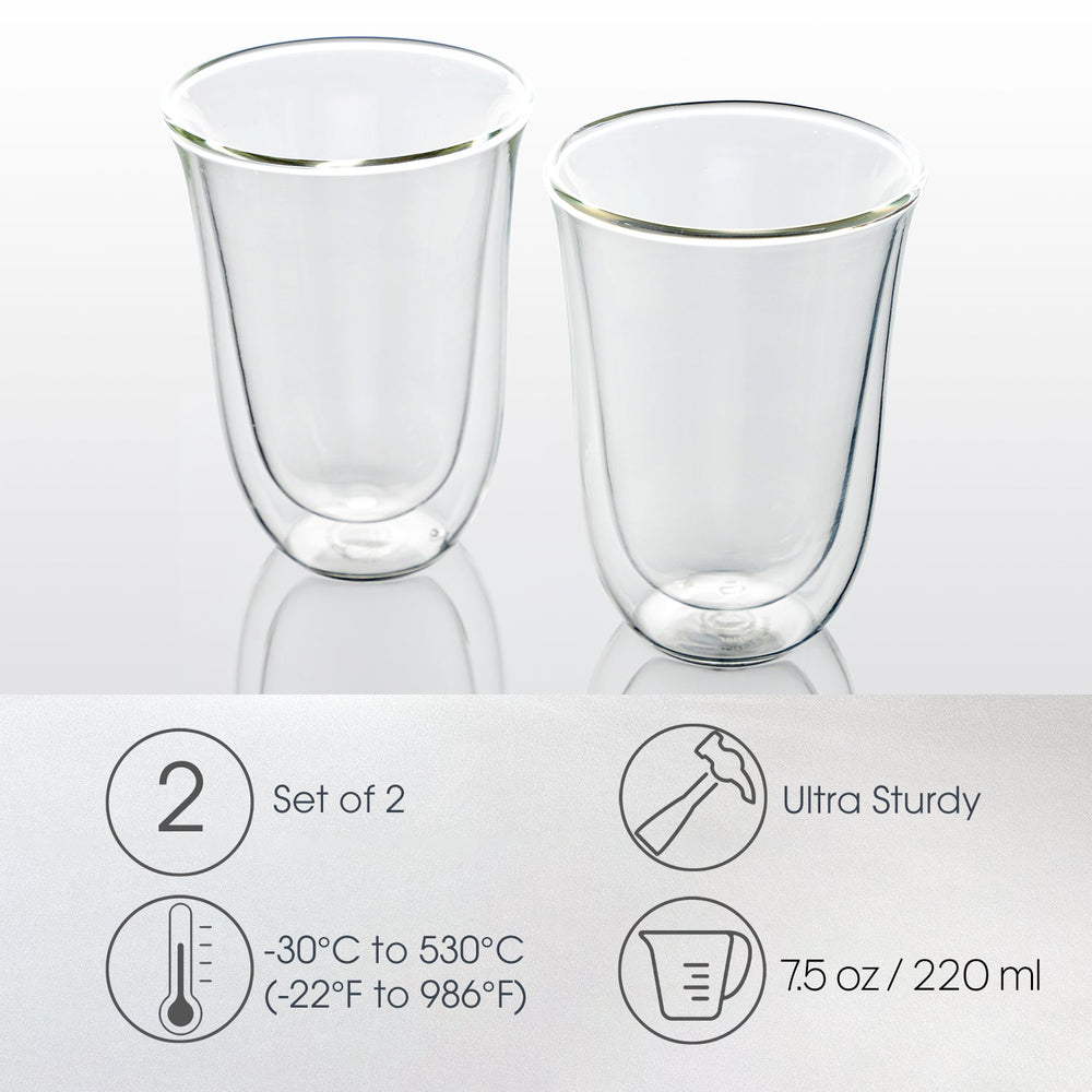 Double-Wall Insulated Latte Glass infographics